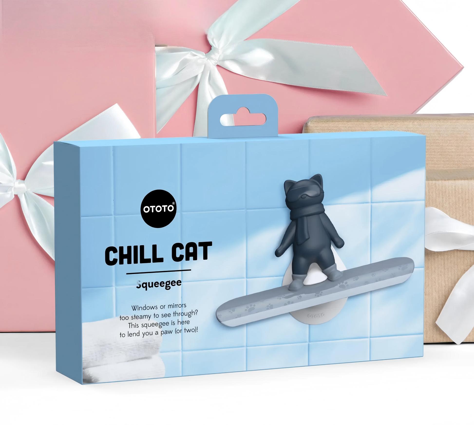 Chill Cat 原厂蓝色彩盒与礼盒场景